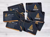 کارت ویزیت مدرن املاک | گرافیک با طعم تربچه