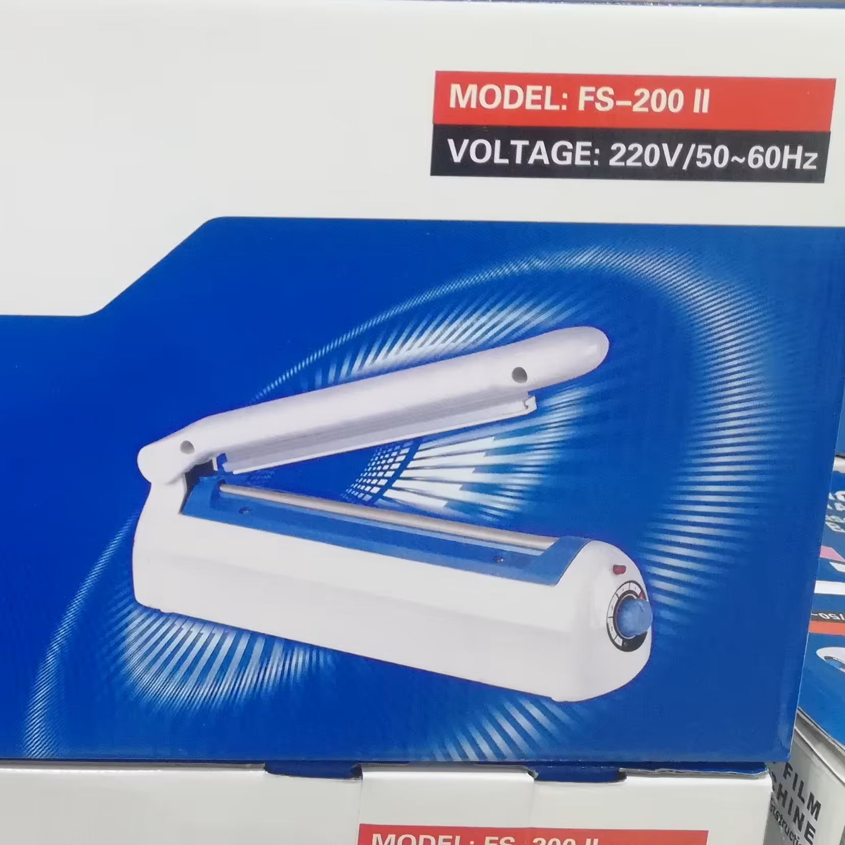 دستگاه پرس دستی برقی پلاستیک 20 سانتیمتر مدل SF-200 پرس برقی دستی 