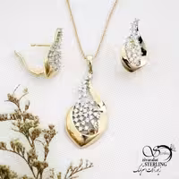 نیمست ژوپینگ جواهری نگین دار کد 14001