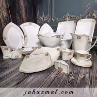 سرویس چینی پردیس طرح پگاه 105 پارچه کد 2045