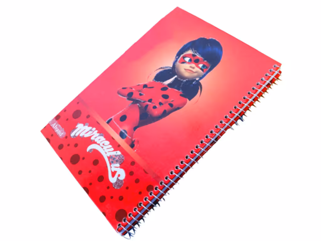 دفتر مشق سیمی 100 برگ با جلد گالینگور فانتزی و اکلیلی الوند