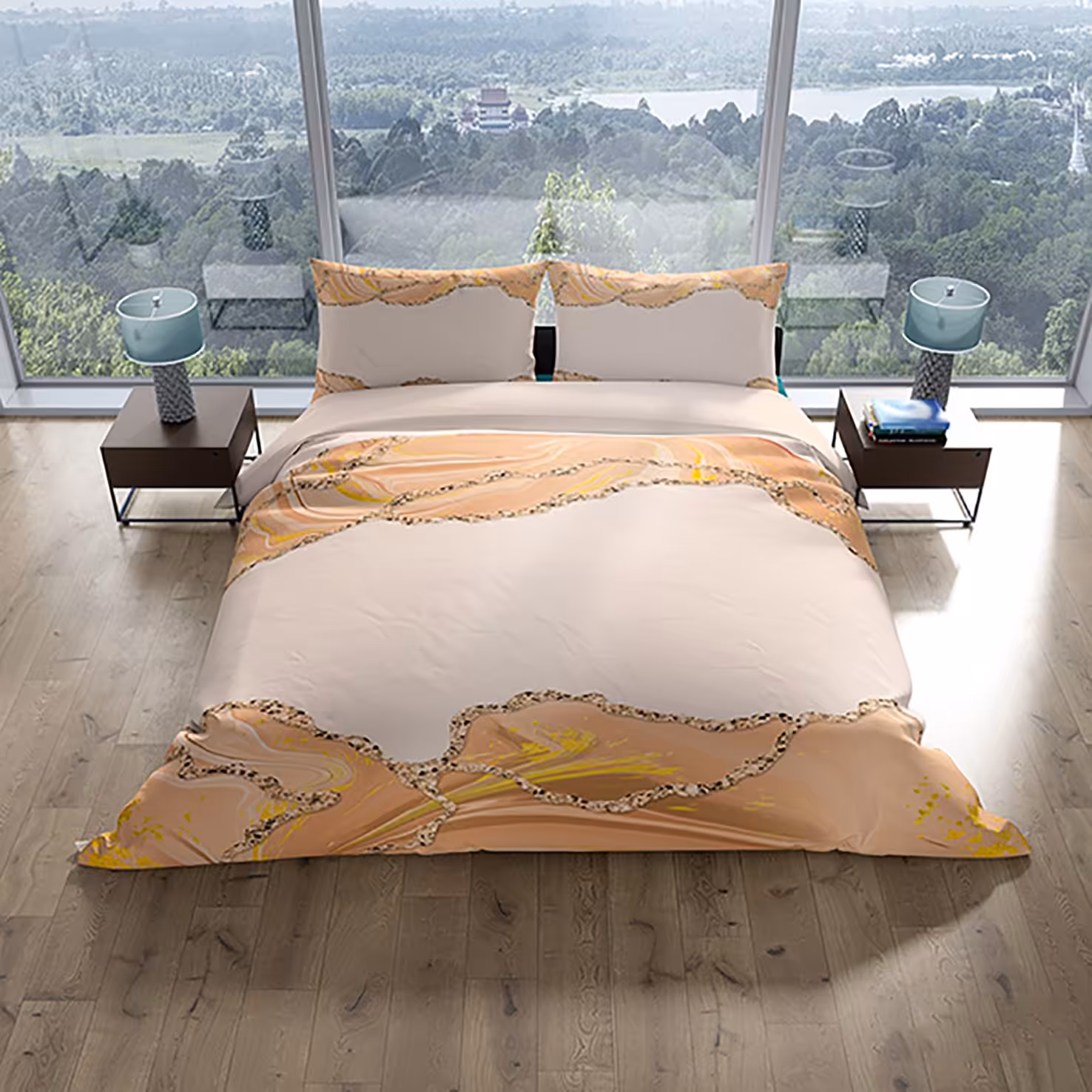 سرویس خواب کد B169 یکنفره 4 تیکه میکرو(چاپ دیجیتال)