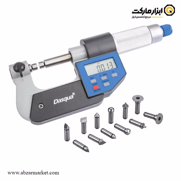 میکرومتر یونیورسال دیجیتال داسکوا 25-0 خارج سر تعویض شو مدل 2103-4210