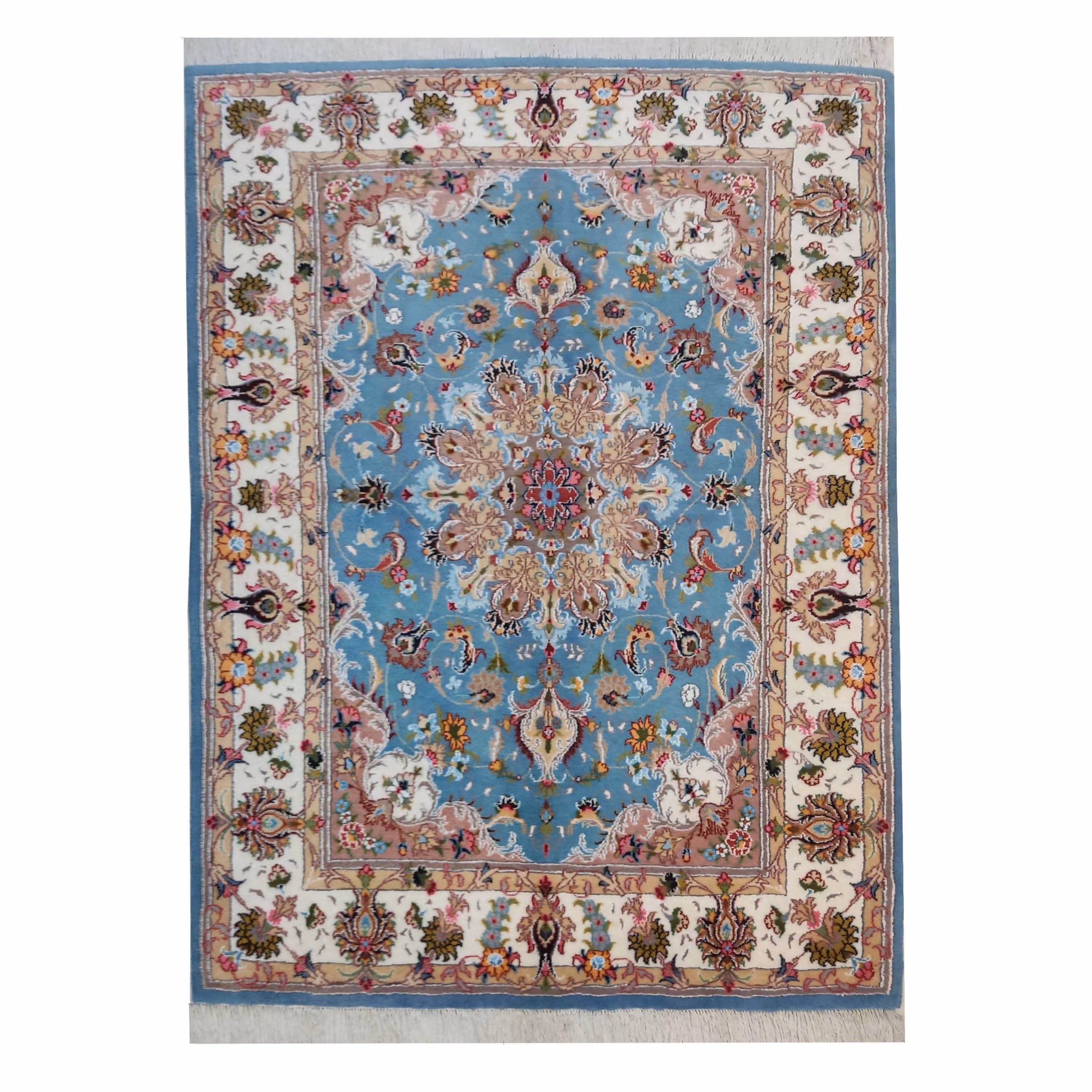 قالیچه دستباف طرح شجاعی تبریز بافت کاشمر 50107