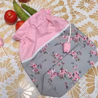 کیسه سبزیجات سه لایه کتان نخ ترک