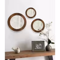 آینه  الف مدل  گرد دلسا کد 321 مجموعه 3 عددی