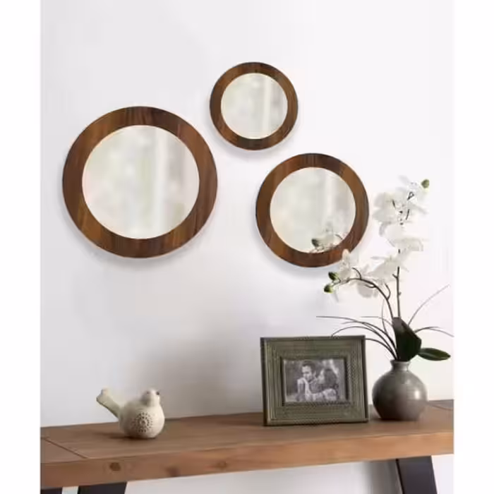 آینه  الف مدل  گرد دلسا کد 321 مجموعه 3 عددی