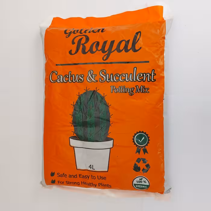 خاک مخصوص کاکتوس و ساکولنت ( 100 درصد ارگانیک ) دربسته 4 لیتری (هزینه ارسال با مشتری)