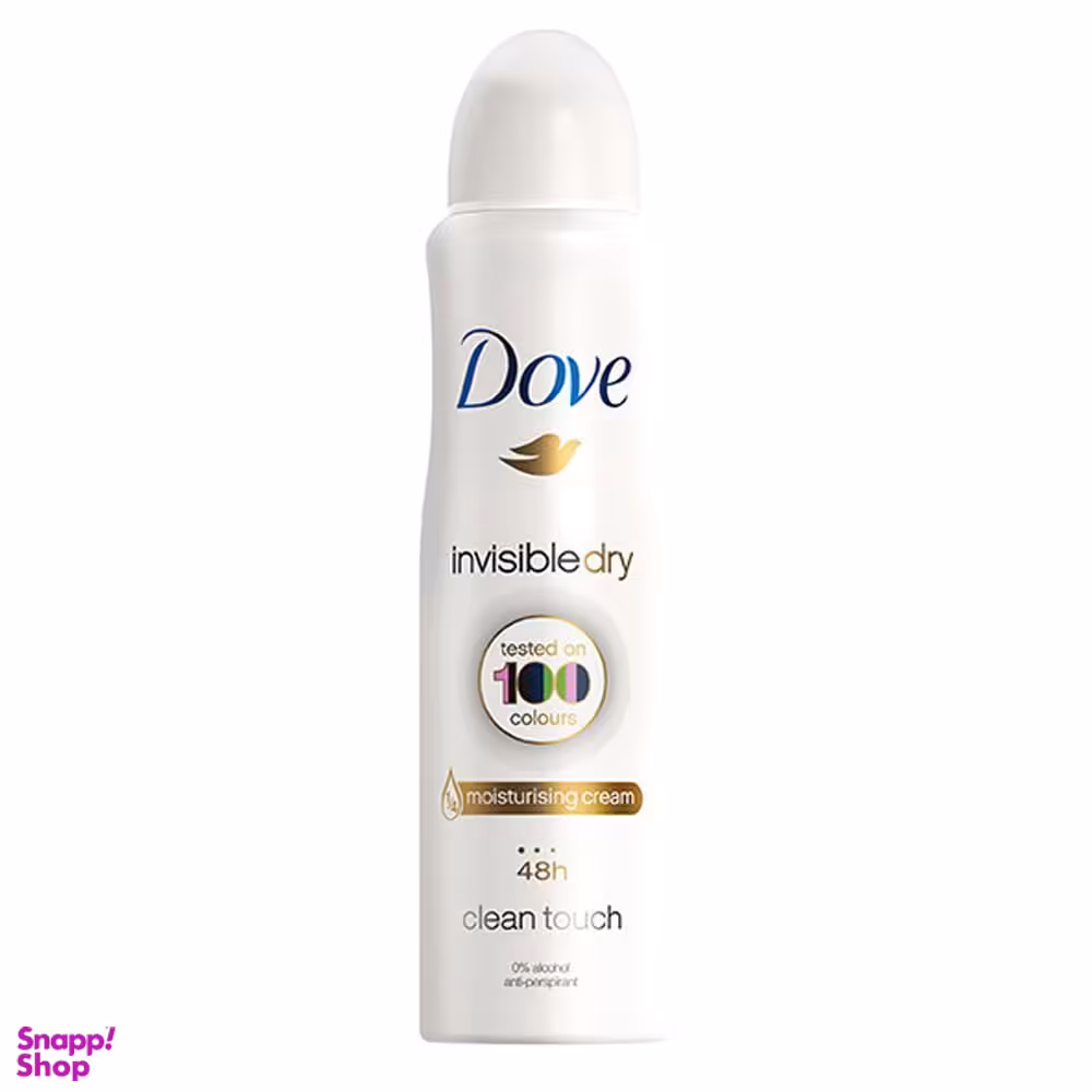اسپری زنانه داو (Dove) سری Invisble Dry مدل Clean Touch حجم 250 میلی لیتر
