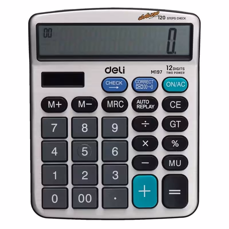ماشین حساب رومیزی 12 عددی دلی مدل M19710