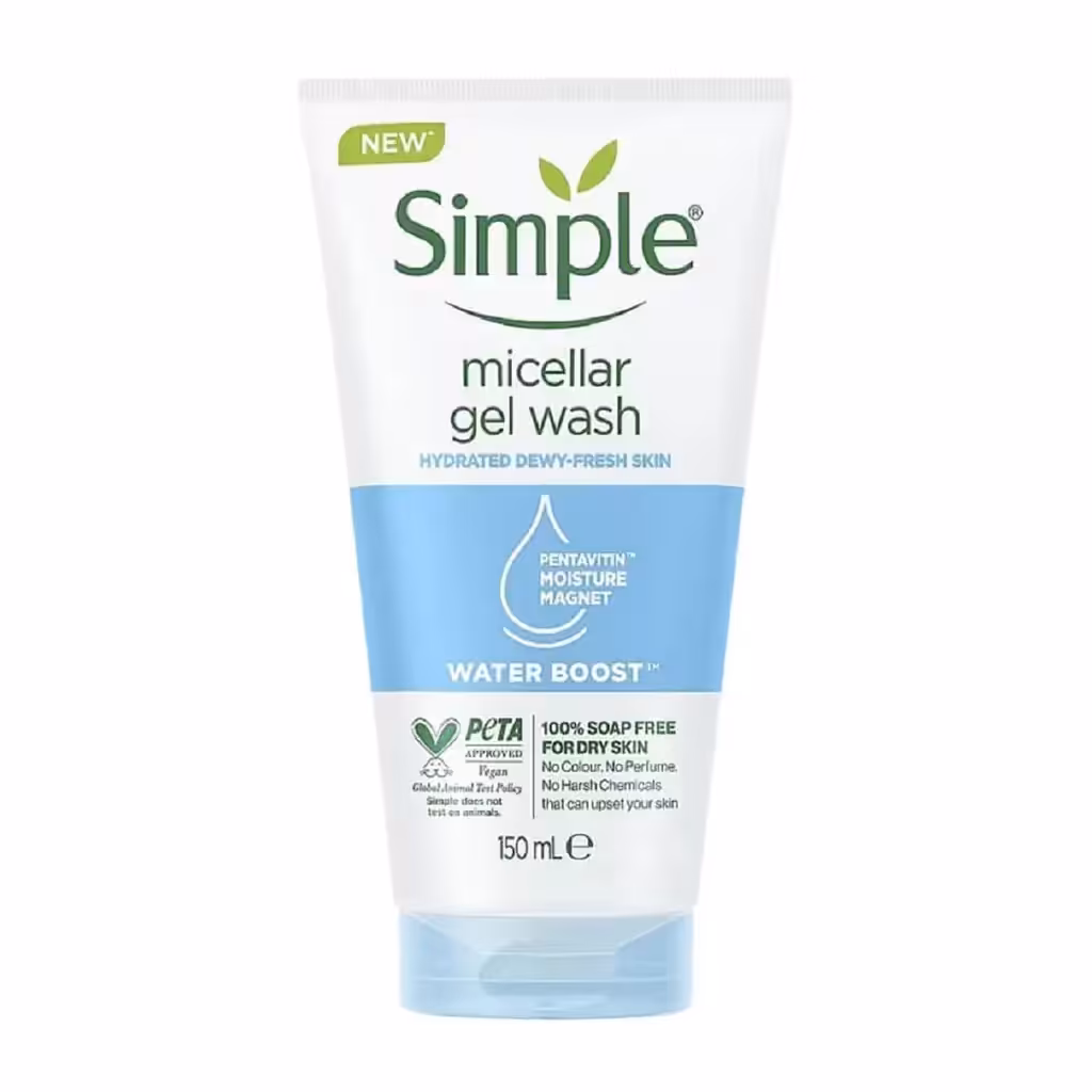ژل میسلار سیمپل واتر بوست Simple micellar gel wash