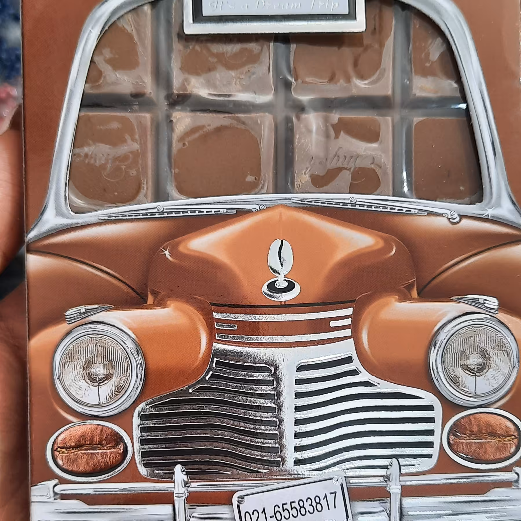 شکلات تخته ای کاپوچینو انیه