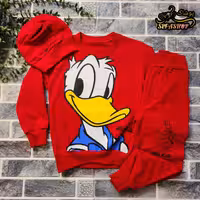 ست اسپرت سه تیکه بلوز و شلوار و کلاه دخترانه و پسرانه 