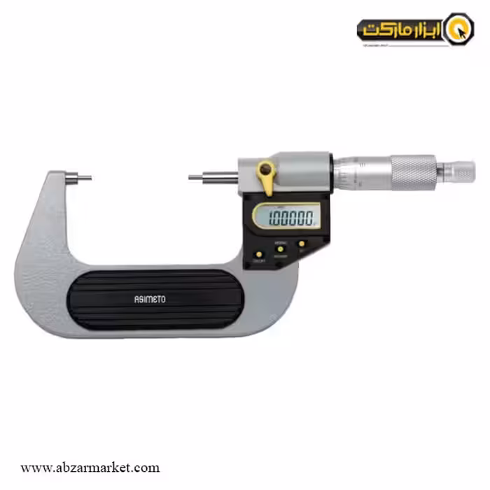میکرومتر دو پله شیار آسیمتو دیجیتال 75-50 ضد آب مدل 2-03-118