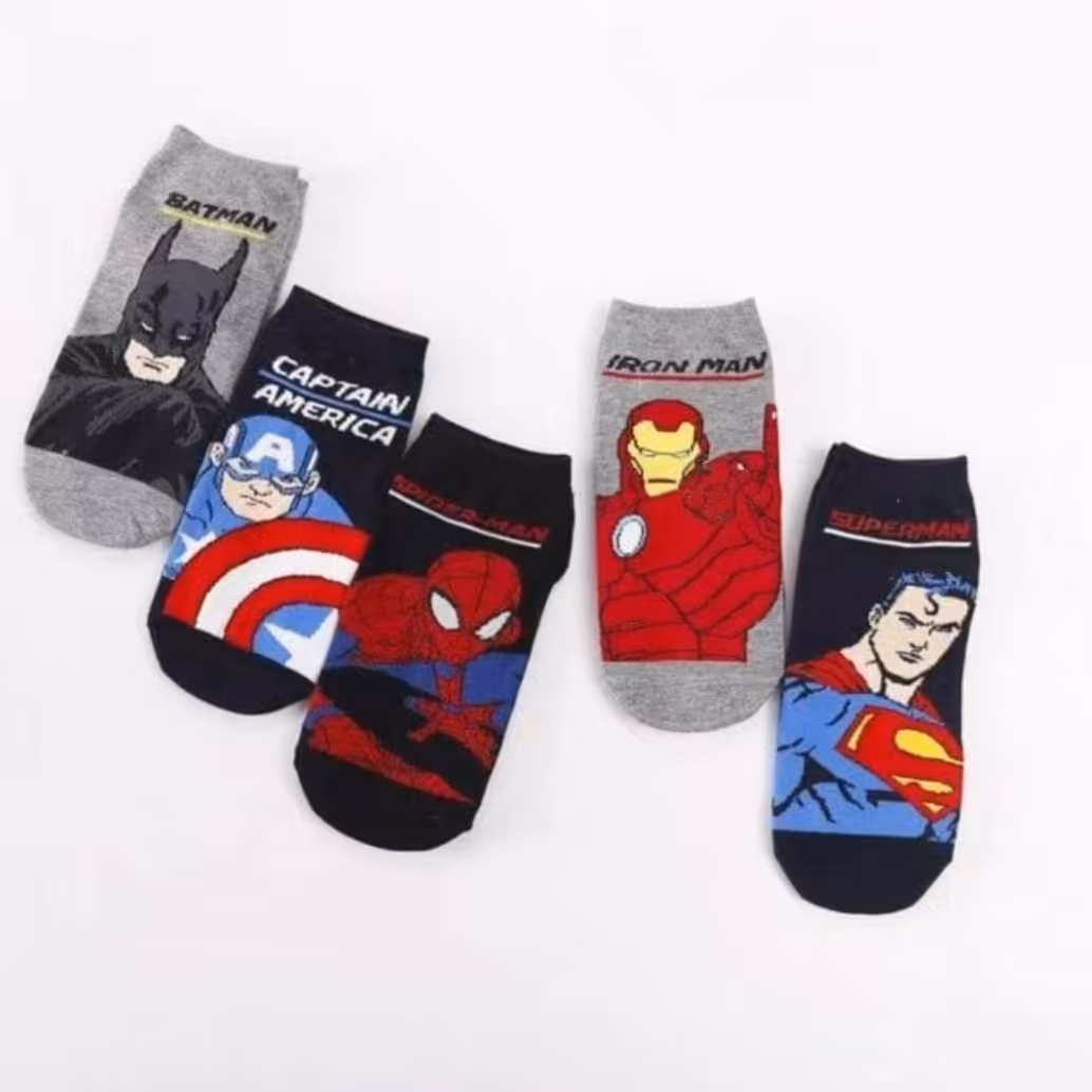 جوراب پسرانه طرح شخصیتی خارجی