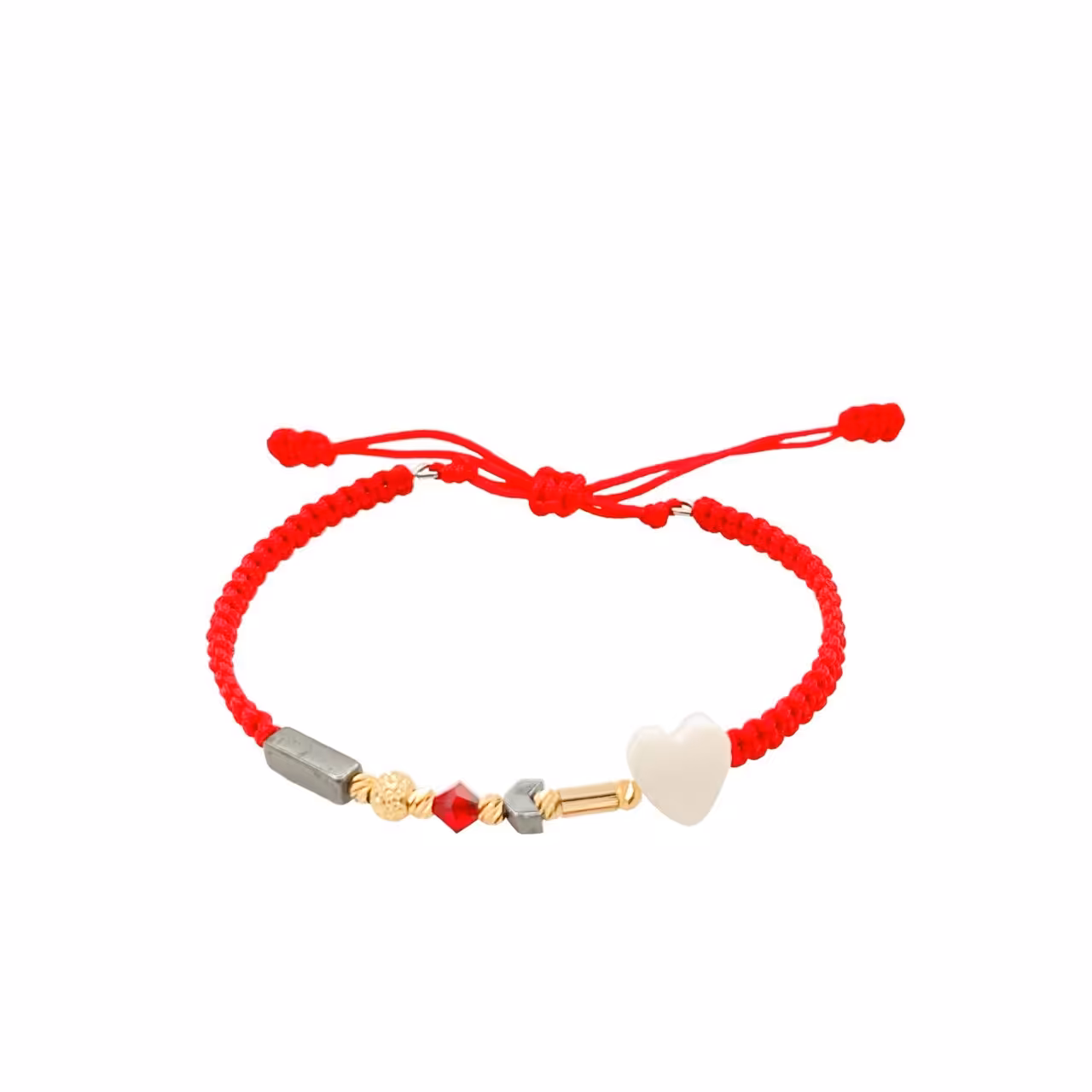 دستبند طلای 18 عیار تلفیقی سنگ و بند پارچه ای کد DP29