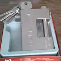 قفل کتابی فولادی مدل LM