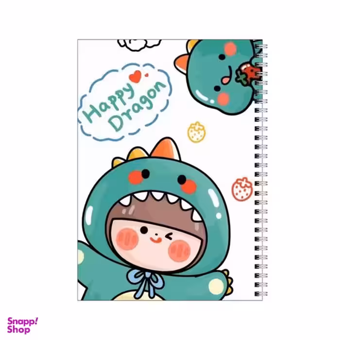 دفتر مشق 100 برگ بامبیلیپ طرح دایناسور فانتزی کد 2980145