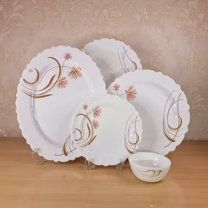 سرویس آرکوپال صنم صورتی 25 پارچه ارسال رایگان