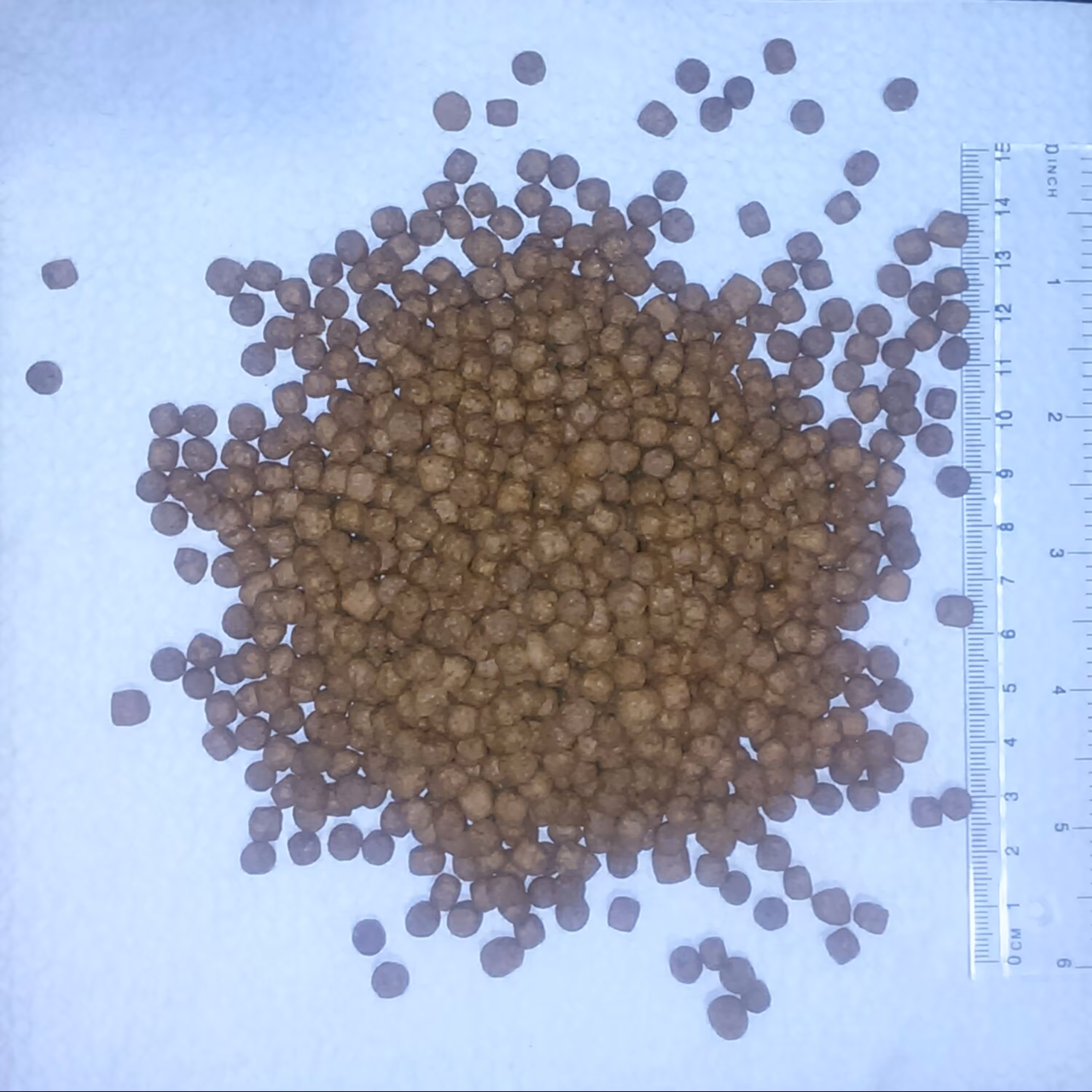 غذای ماهی (خوراک) GFC2-A (سایز 6میلیمتر) بسته بندی 500 گرمی
