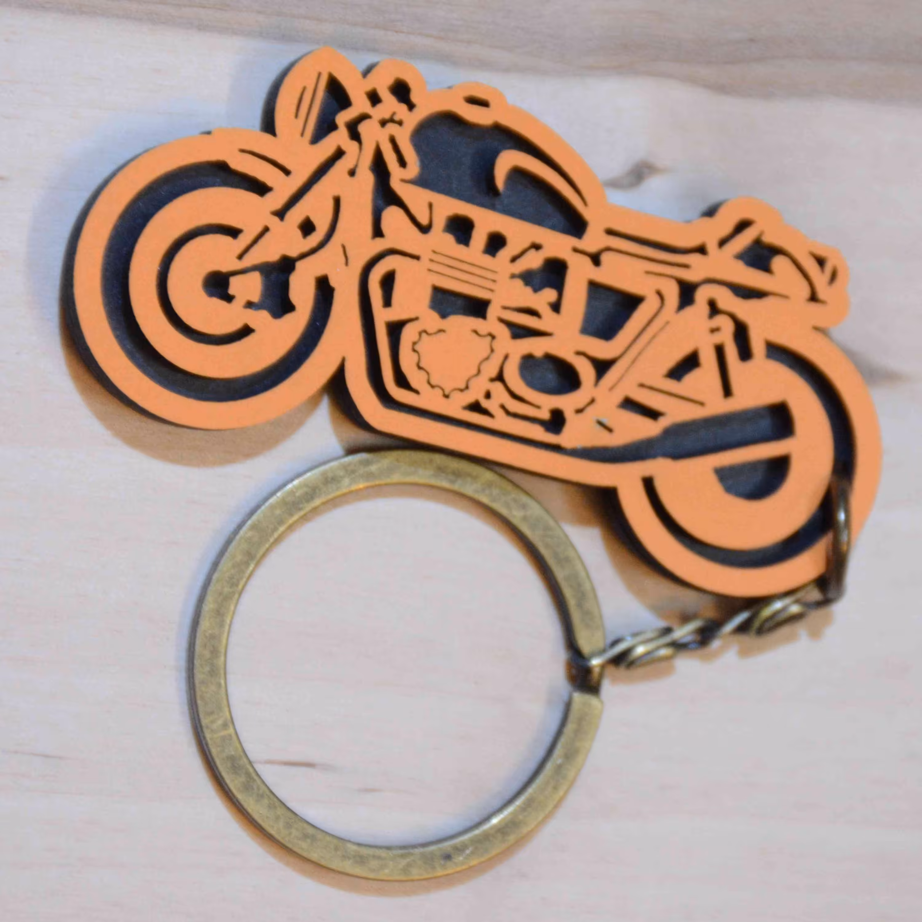 جاکلیدی چوبی دولایه طرح وسایل نقلیه کد 04