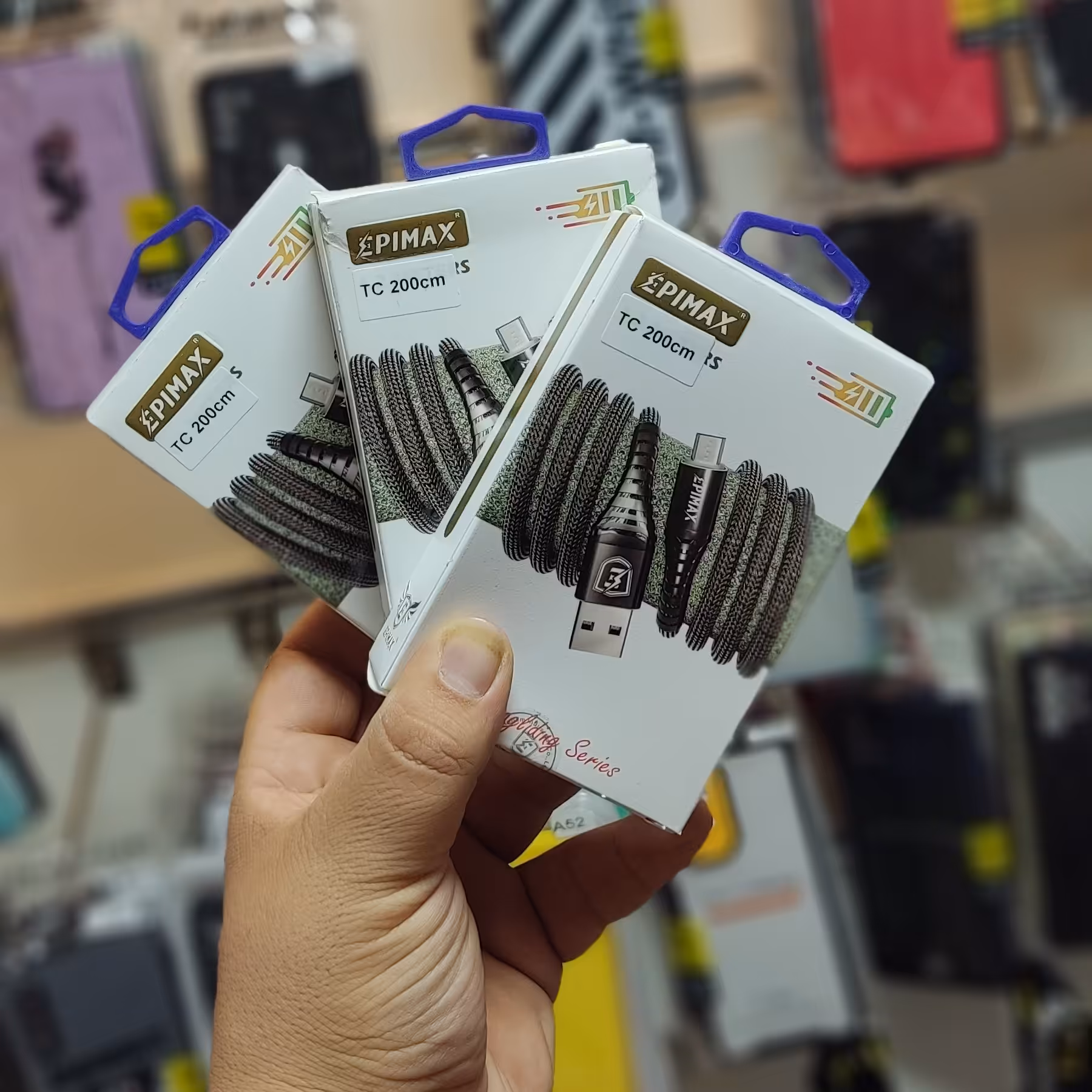 کابل شارژ Type C دو متری ارتشی برند Epimax