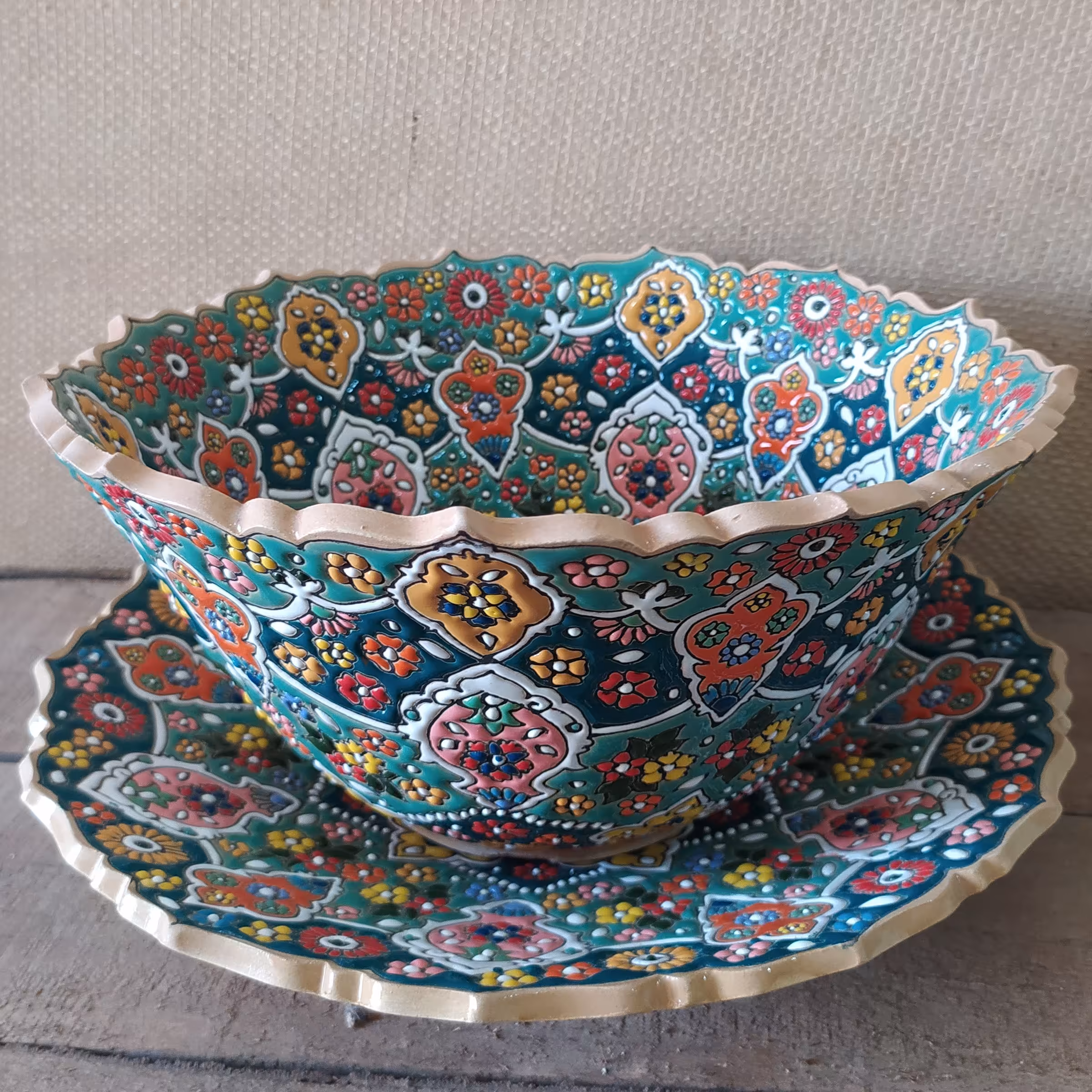 کاسه و بشقاب میوه خوری 