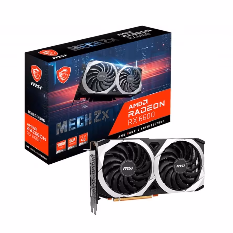 کارت گرافیک ام اس آی Radeon RX 6600 MECH 2X 8G