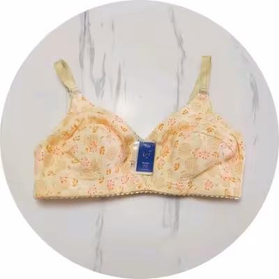 سوتین نخ پنبه ای گلدار