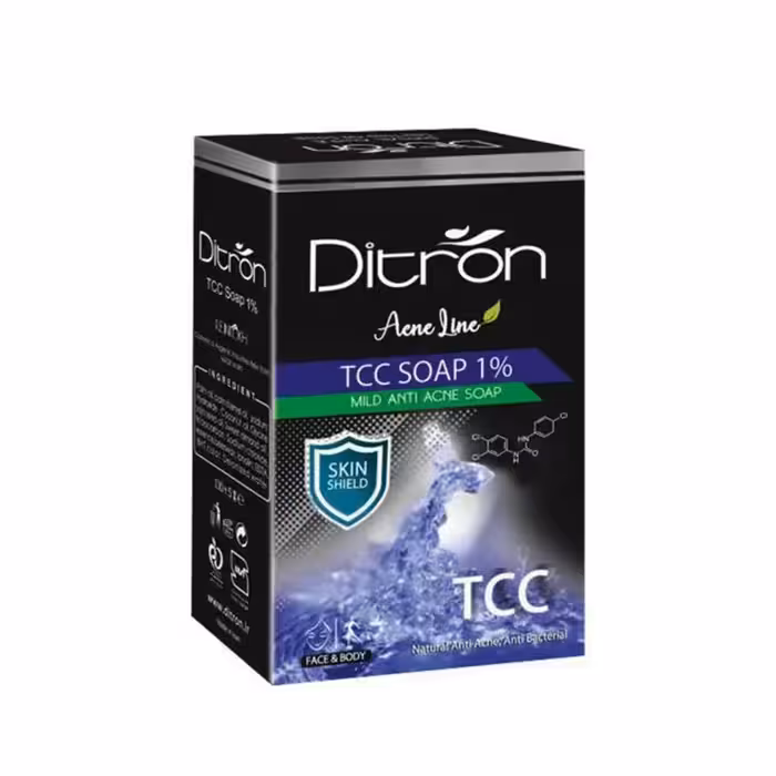 صابون آنتی آکنه و قارچ دیترون مدل TCC 1% وزن 110 گرم