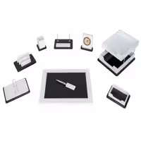 ست رومیزی مدیریتی 10 تیکه قائم کد 310 رنگ هایگلاس