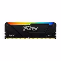 رم کامپیوتر DDR4 تک کاناله 3200 مگاهرتز CL16 کینگستون مدل HyperX FURY Beast RGB ظرفیت 16 گیگابایت