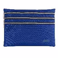 کیف سه زیپ پاپکو کد KA4-Z3 رنگ سورمه ای