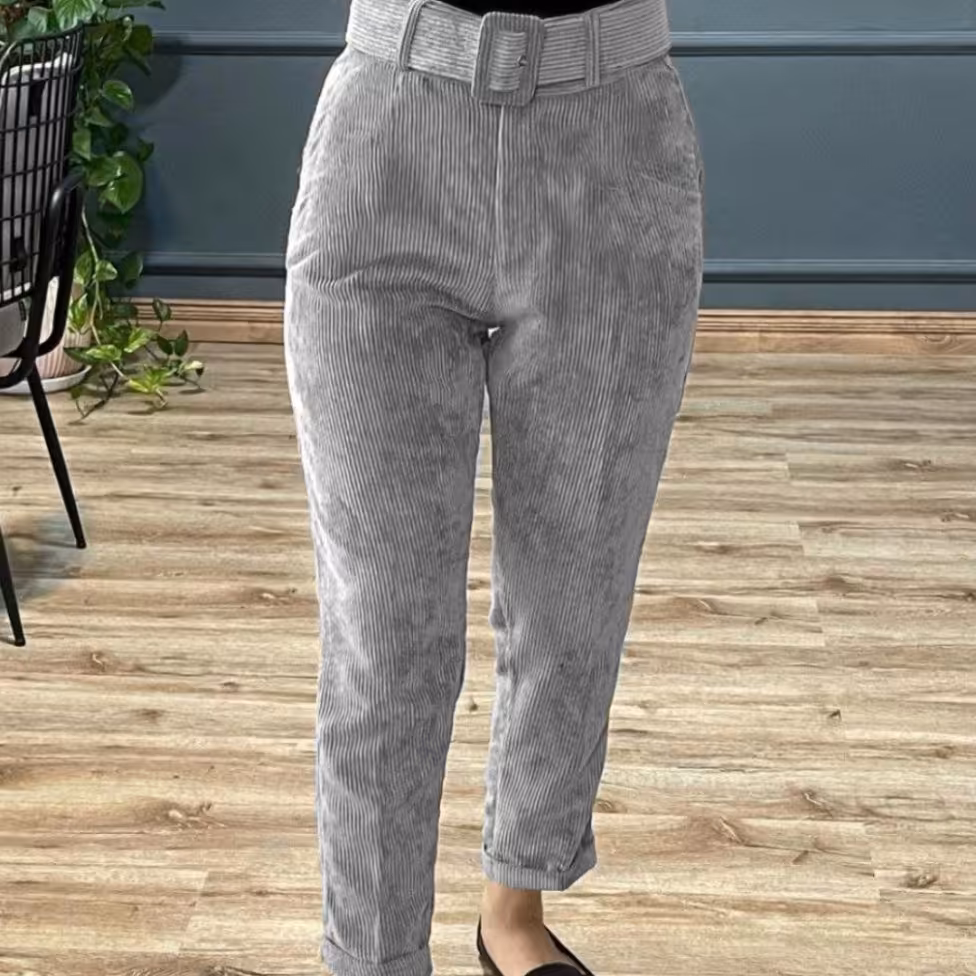 شلوار پاییزی 1590 مدل تتیس جنس لباس مخمل کبریتی ریز سایزبندی 38 تا 46