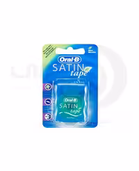 نخ دندان اورال بی مدل SATIN Tape با رایحه نعنا - فروشگاه اینترنتی افخمی