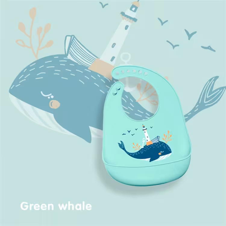 پیشبند طرحدار سیلیکونی بالای 9ماه - وال