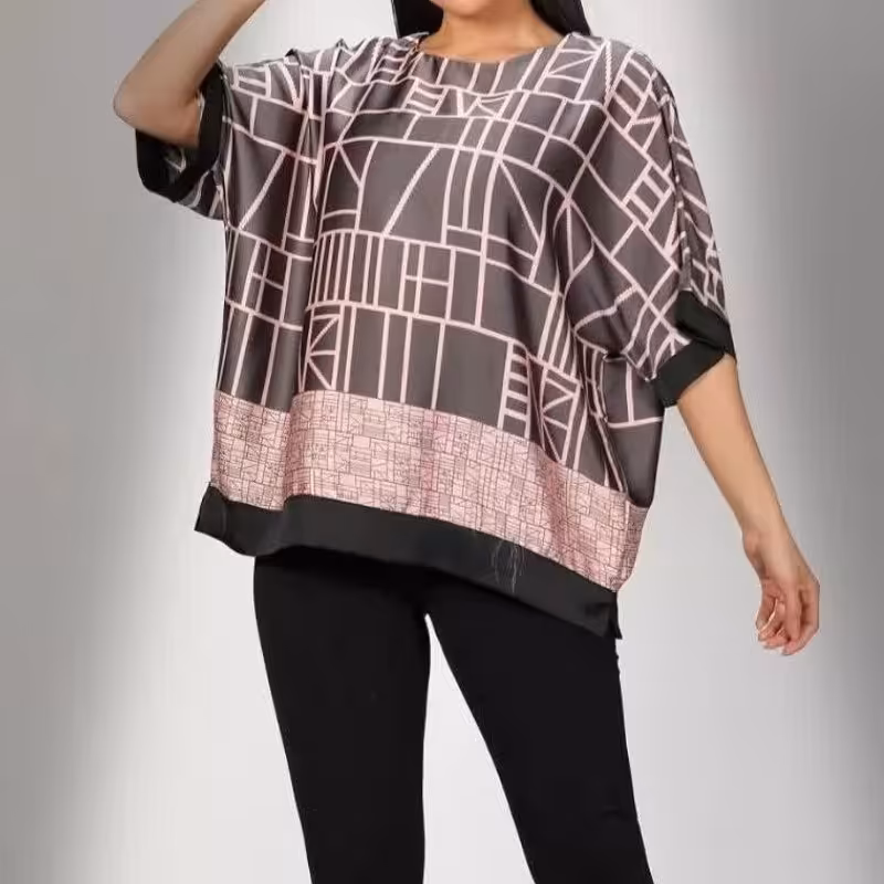 شومیز کیمانو جلو چاپی