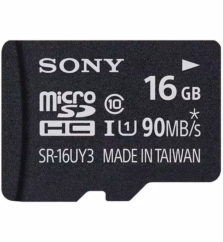 کارت حافظه میکرو اس دی سونی مدل SR-16UYA3 کلاس 10 با ظرفیت 16 گیگابایت همراه با آداپتور