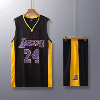 ست رکابی و شلوارک لیکرز مخصوص بسکتبال