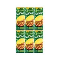 آبمیوه آناناس سان استار - حجم 240 میلی لیتر بسته 6 عددی