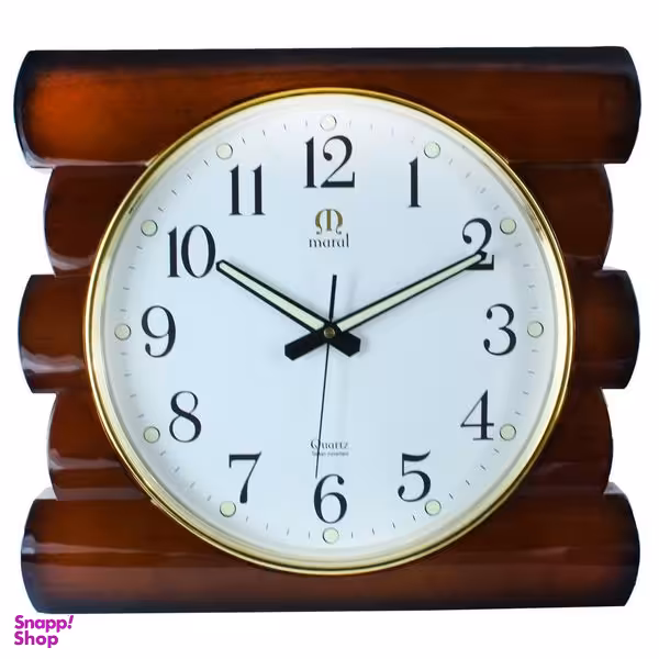 ساعت دیواری مارال طرح Woodsticks سایز 40*40