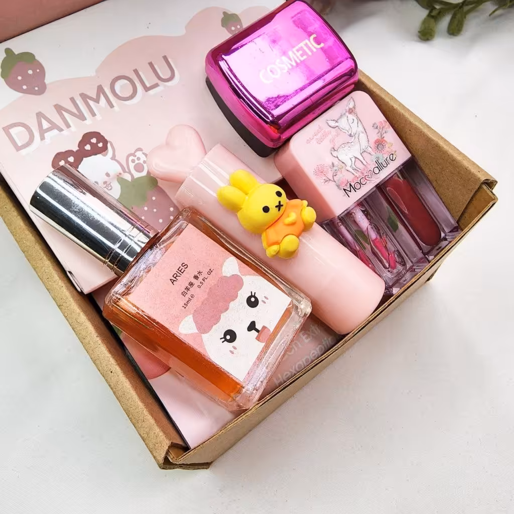 باکس کارتونی صورتی
