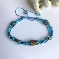 دستبند مدل آب کریستال های