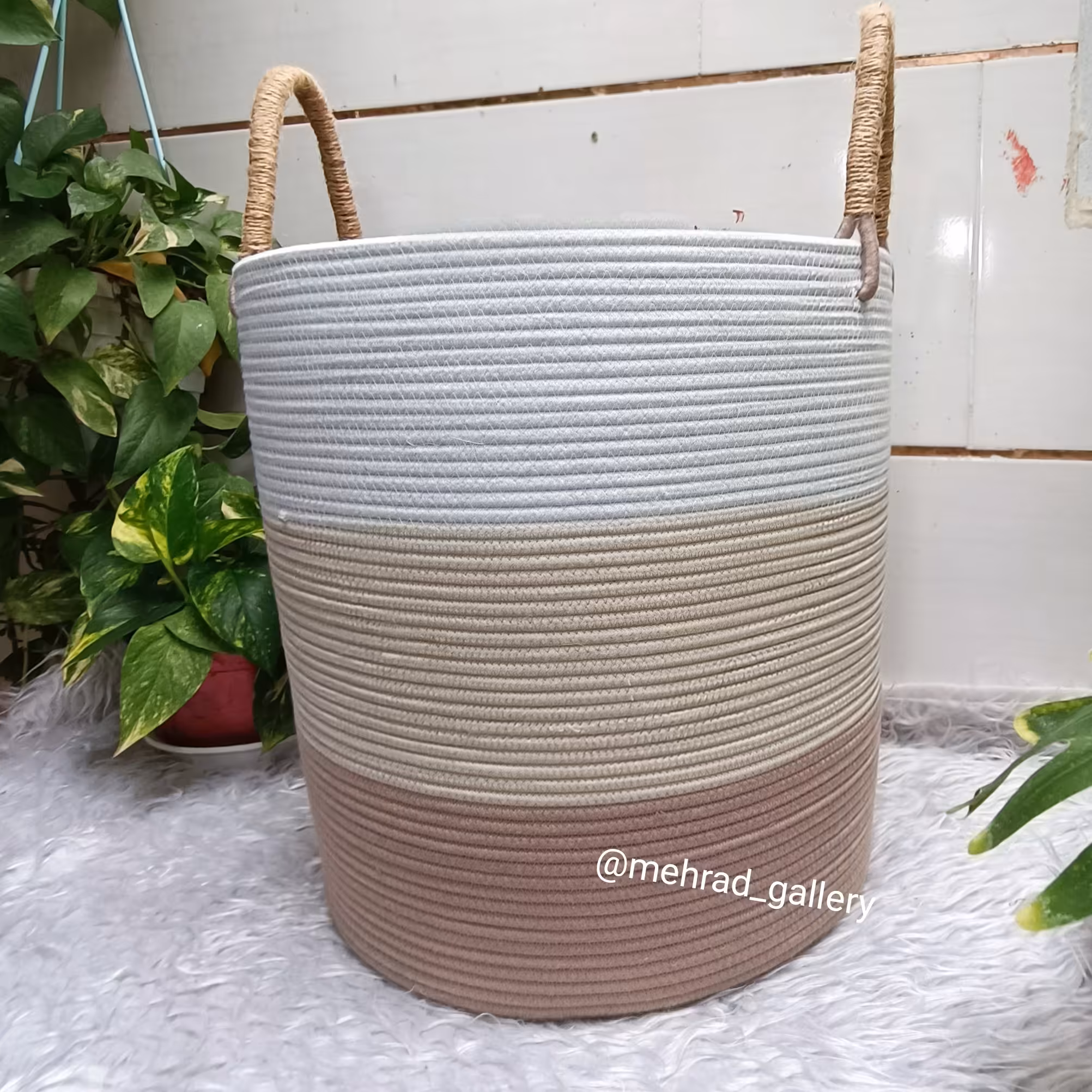 باکس لاندری. قیطان دوزی. سه رنگ. جا دار و زیبا. با کیفیت بالای قیطان و دوخت