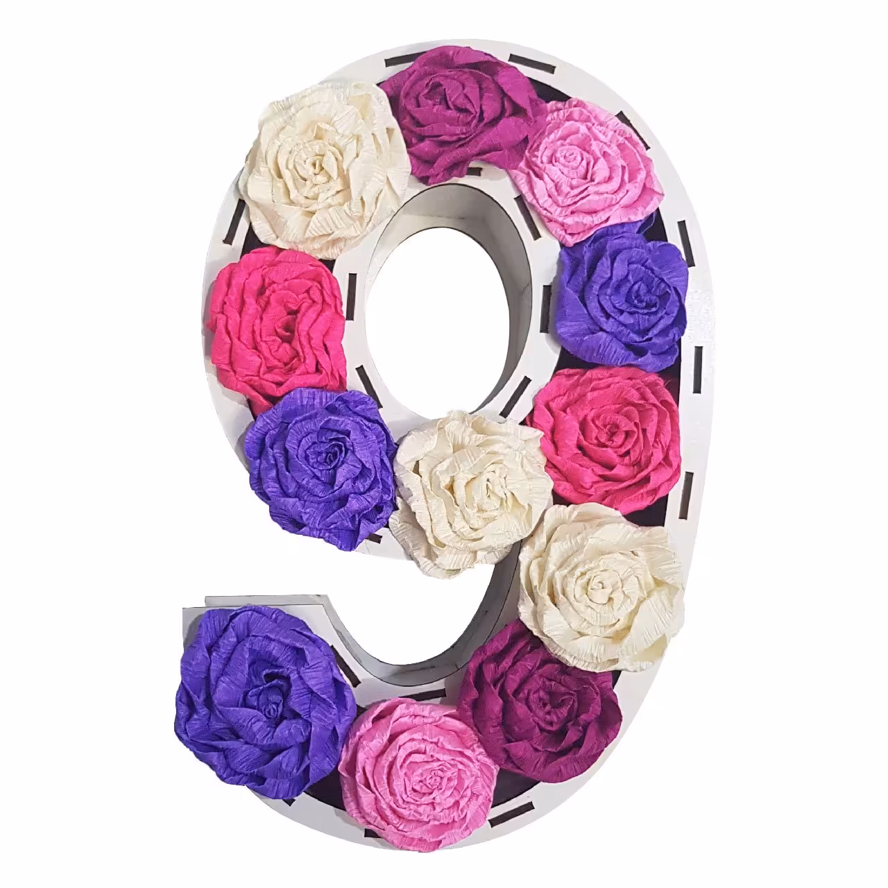 استند گل مصنوعی طرح عدد 9 کد 1159