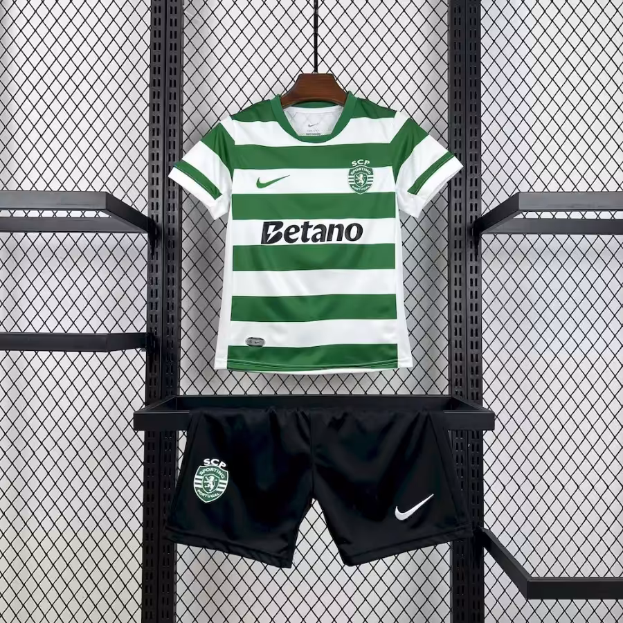 لباس بچه گانه اسپورتینگ لیسبون 2026-2025 کیت اول