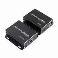 افزایش طول HDMI و USB بر روی کابل شبکه تا 120 متر با قابلیت KVM لایمستون LS-HKE200