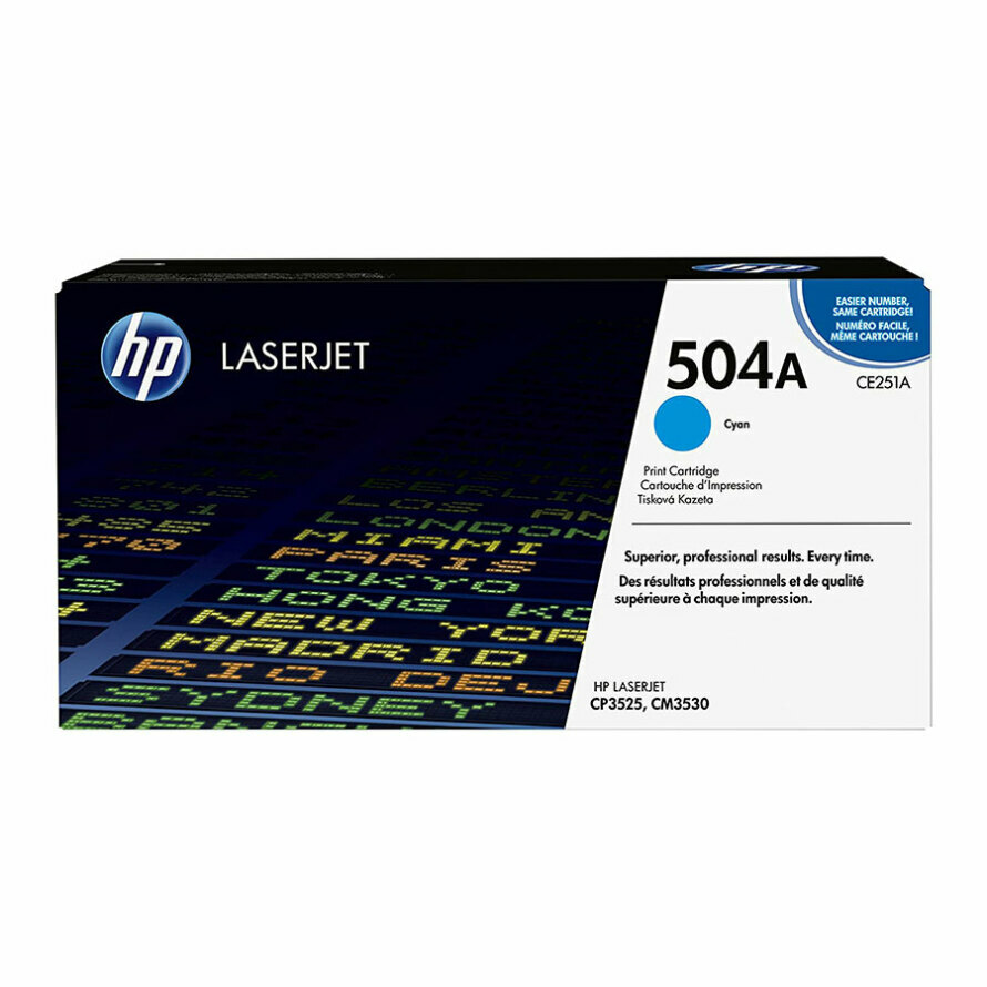 کارتریج اچ پی 504A Cyan