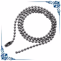 زنجیر ساچمه ای2.4میل استیل 60سانتیمتری