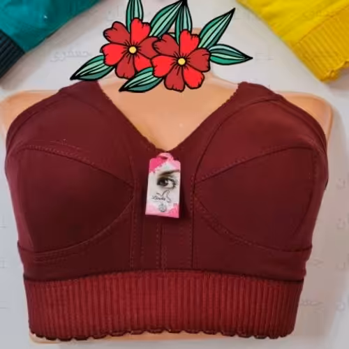 سوتین کش پهن نخی دو لایه اعلا چهار قزنه کش و رکاب عالی سایز 75